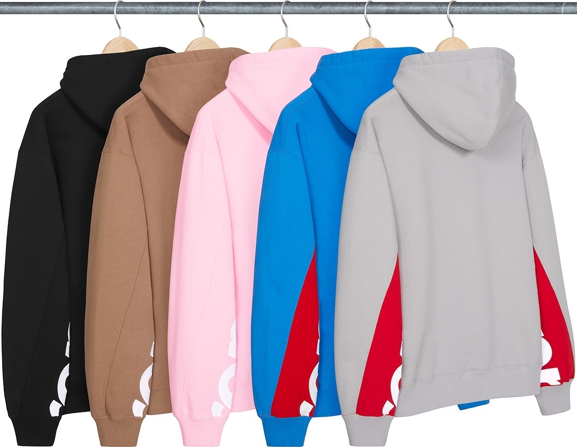 Cropped Panels Hooded Sweatshirt